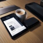 Display interno di uno smartphone pieghevole con due app affiancate