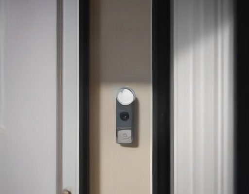 Videocitofono wifi installato accanto alla porta di casa